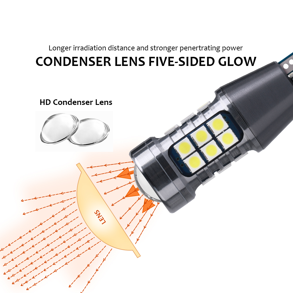 1pcs T15 W16W WY16W Canbus LED - Ludwigia Super Red recension och pris