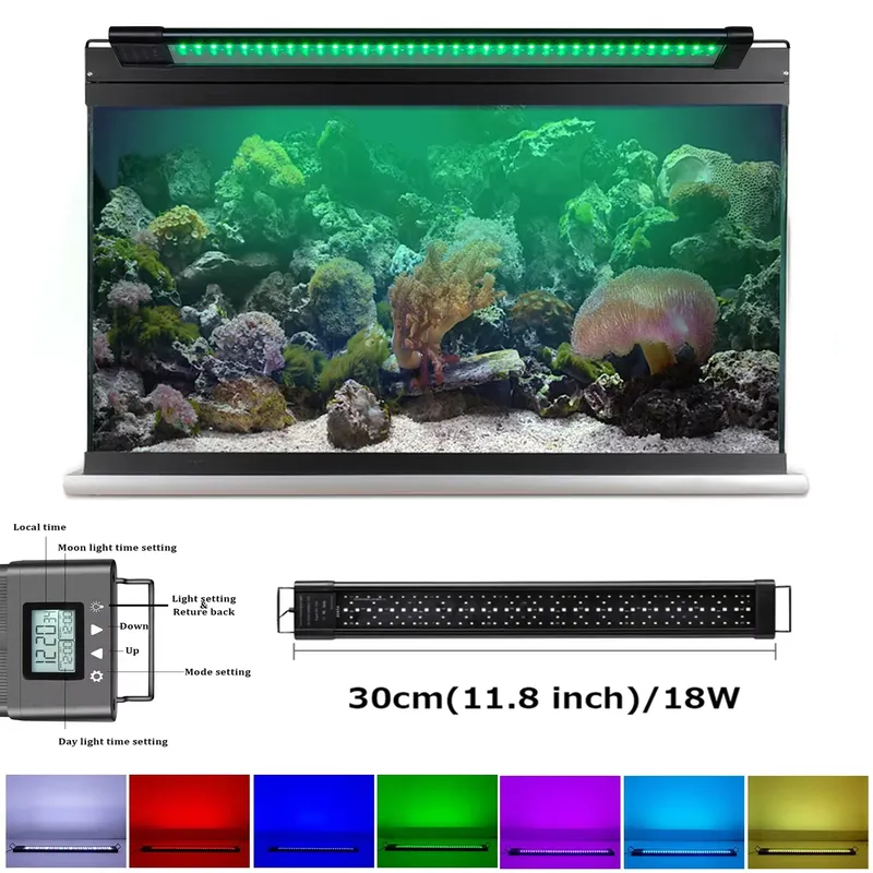 LED IP68 11.8 in 18W Plant Gro - Planted Aquarium Hours recension och pris
