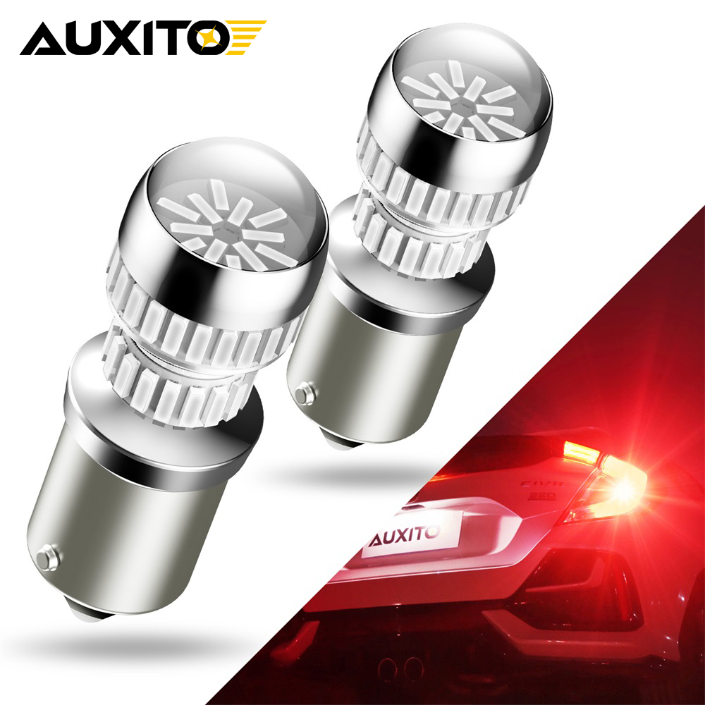 AUXITO 2Pcs 1156 P21W Ba15s LE - Ludwigia Super Red recension och pris