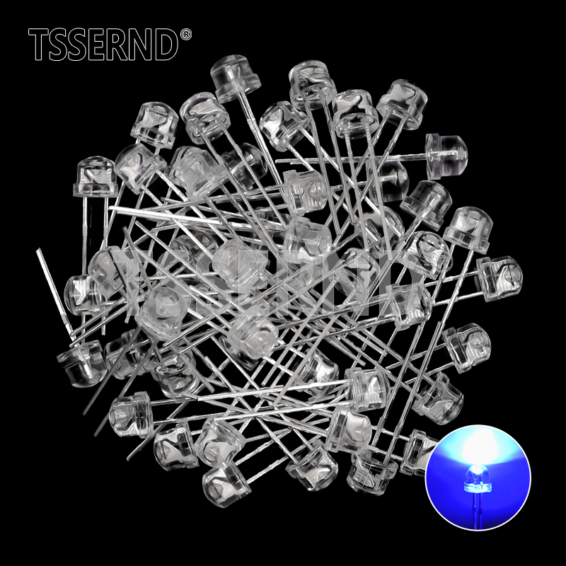 50pcs 5mm Straw Hat LED Super  - Ludwigia Super Red recension och pris