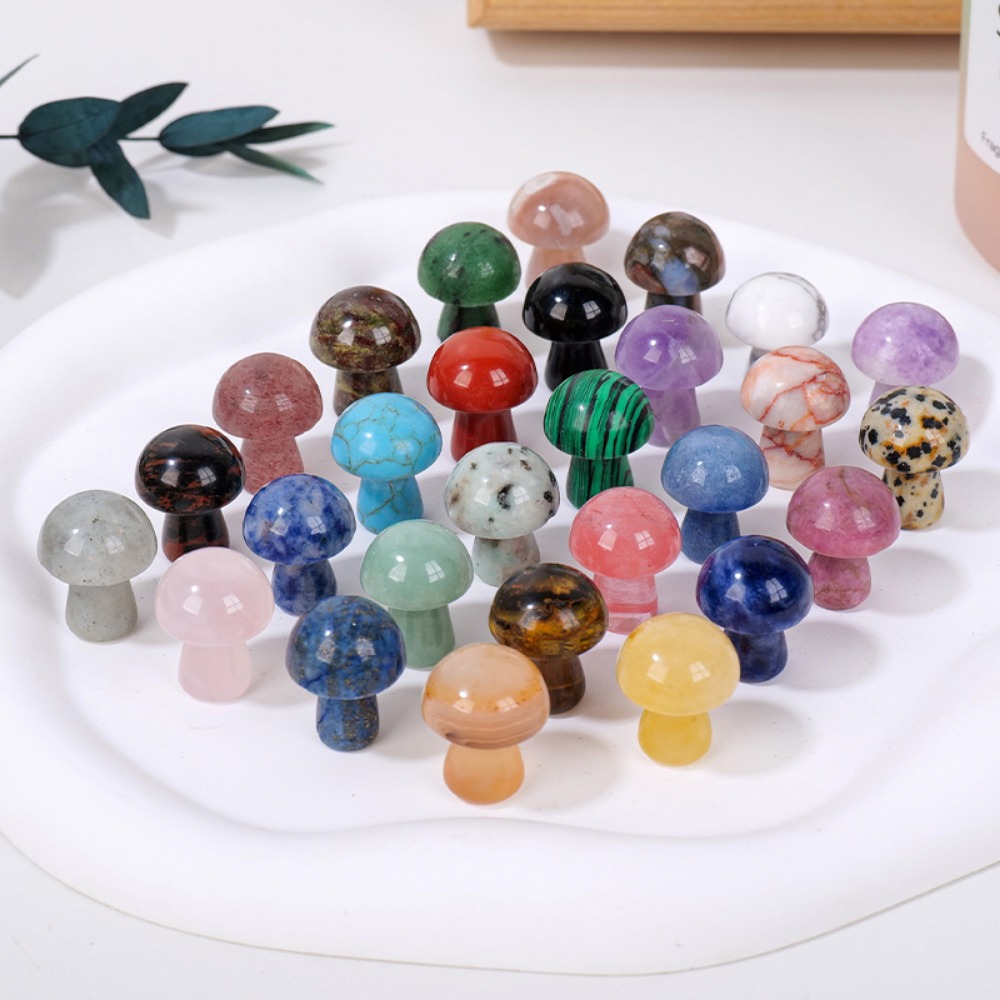 Natural Crystal Mushroom Gemst - Planted Aquarium Jungle recension och pris