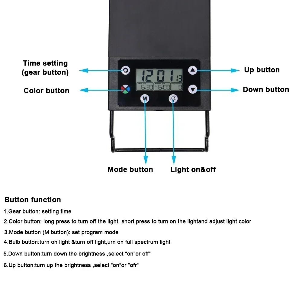 IP68 Waterproof Aquarium LED L - Aquarium Plant Growth recension och pris