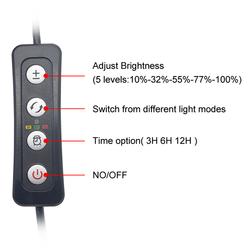 Aquarium LED Light for 16-64CM - Aquarium Plant Growth recension och pris