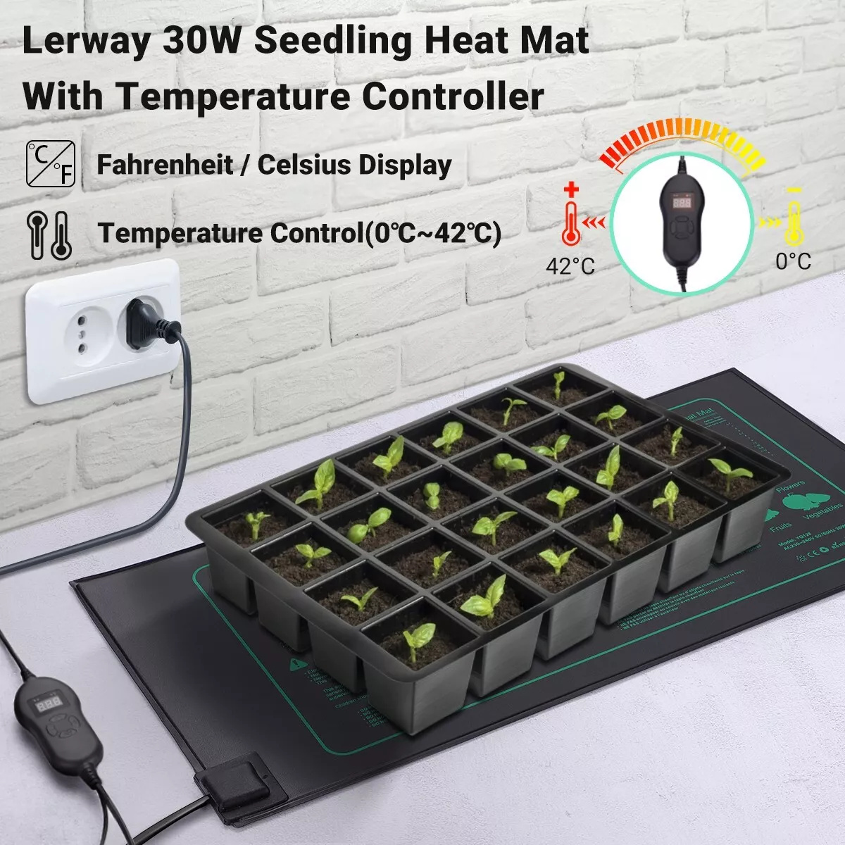 Lerway Plant Growth Heating Ma - Planted Aquarium Heater recension och pris