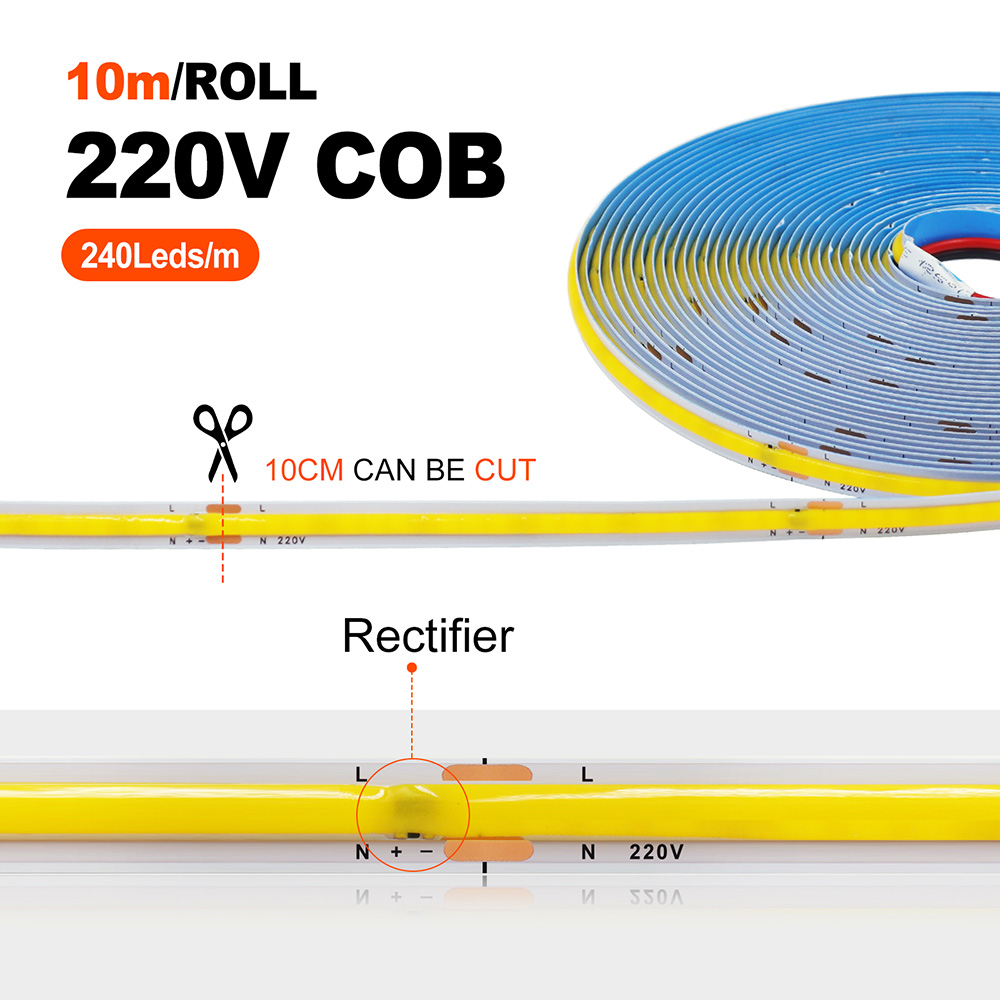 220V 5m 10m 15m 20m 50m COB LE - Ludwigia Super Red recension och pris