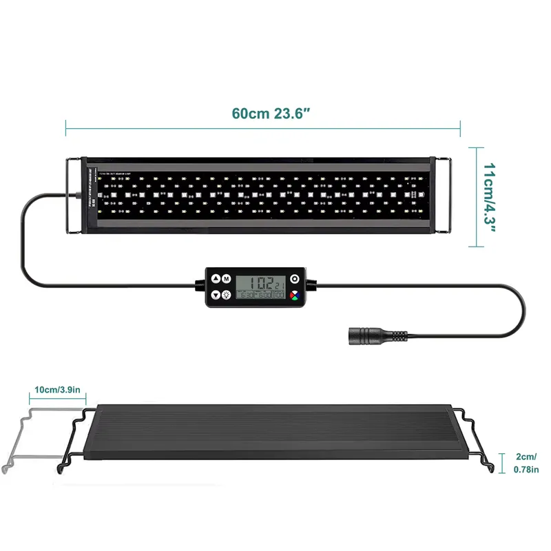 New 60cm Full Spectrum LED Aqu - Planted Aquarium Hours recension och pris