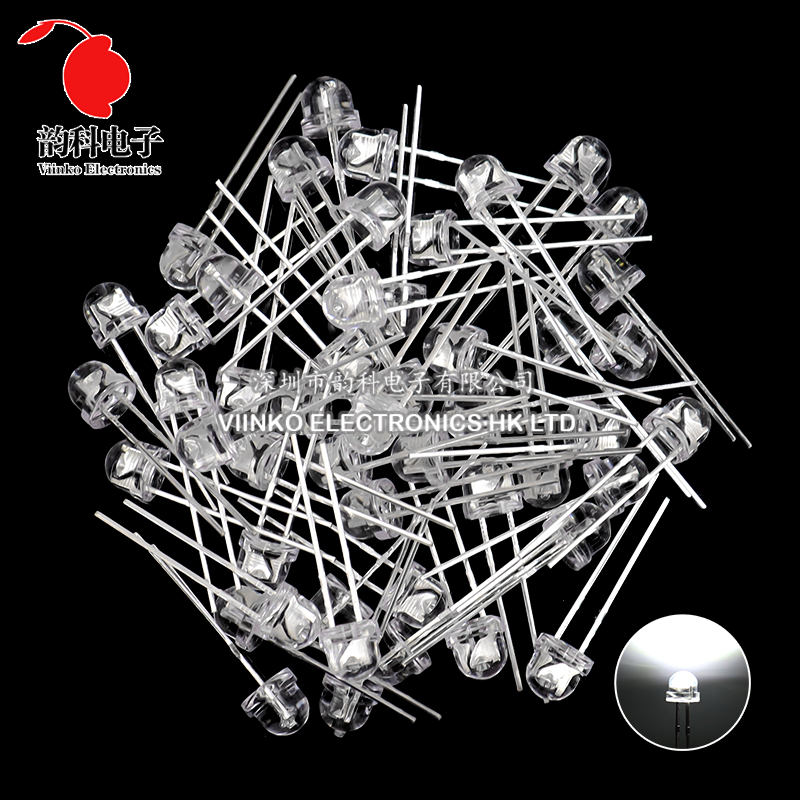 1000pcs 5mm Straw Hat LED Supe - Ludwigia Super Red recension och pris