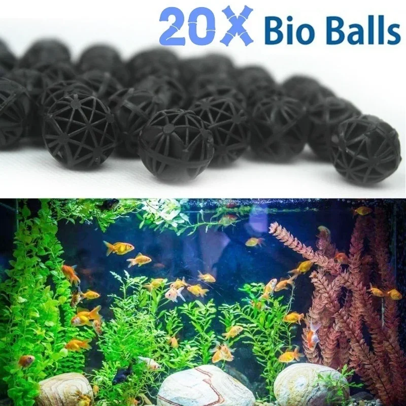 20Pcs 16mm Aquarium Filter Bio - Aquarium Plant Fertilizer recension och pris