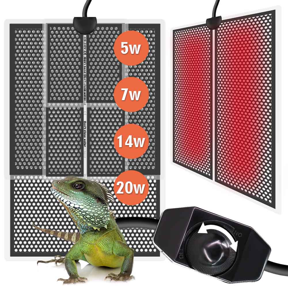 5/7/14/20W Reptile Heat Mat Pl - Planted Aquarium Heater recension och pris